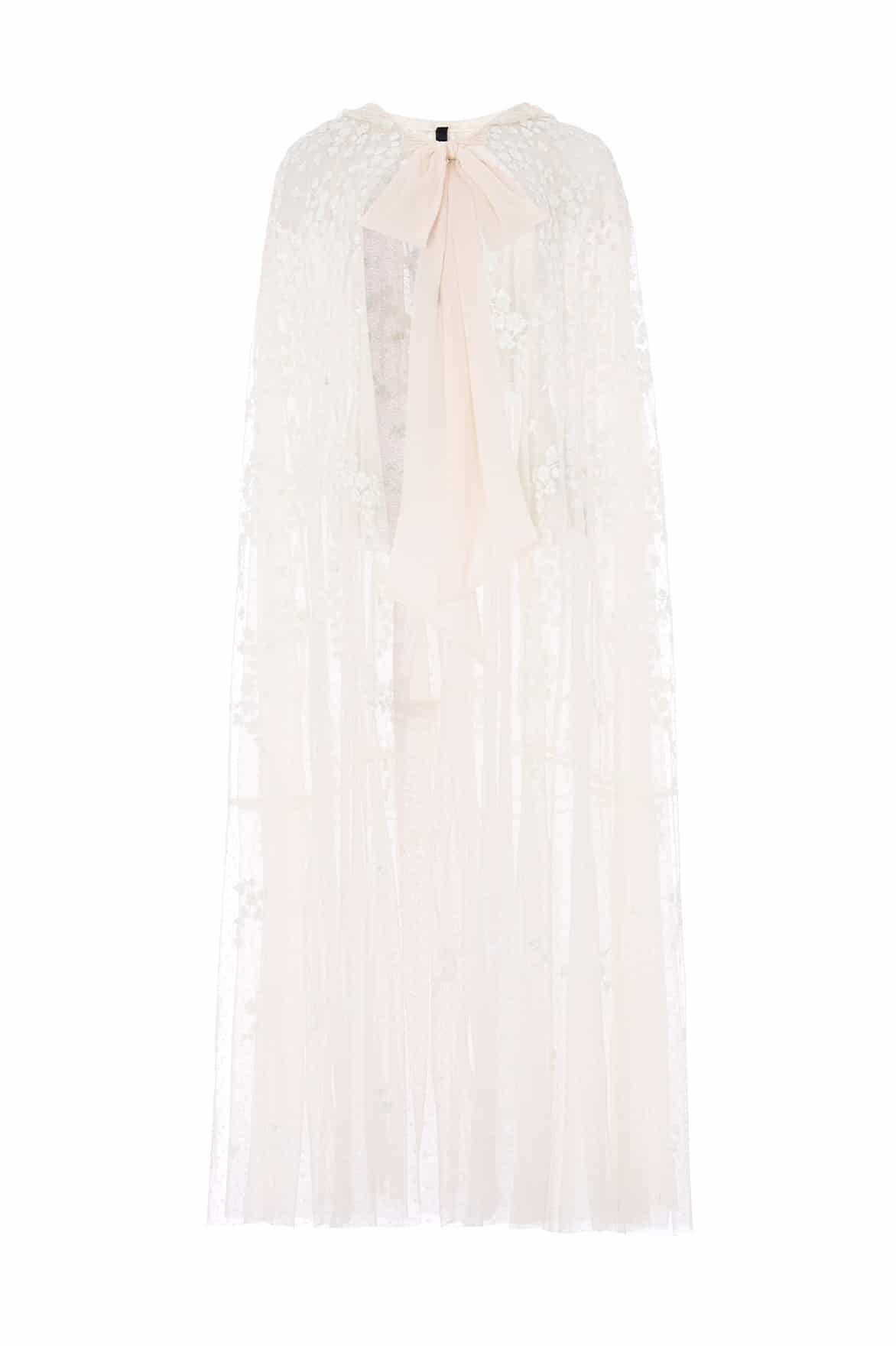 Scatter Blossom Hooded Long Cape - Image 8